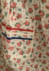 Vintage Silin Retro Apron Accordion Pleated Half Apron 934 Floral With Tag