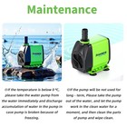 Fountain Submersible Water Pump 45w Adjustable Ultra Quiet Aquarium Pump 3nozzle