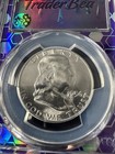 1956 Silver Franklin Half Dollar   Pcgs Ms63   Purple Core Traderbea 50c