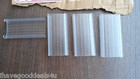 Metro Clear Plastic Shelving  Label Holder 3  X 1 1 4  Lot Of 8
