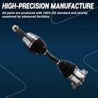 2x 4wd Front Cv Axle For Gmc Chevy Silverado Sierra 1500 2500 3500 Hummer H2