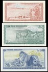 I-010176 Kenya 5  10  20 Shillings 1977  3 Pcs  Unc