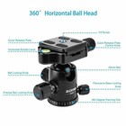 Zomei Professional Camera Tripod Metal Ball Head For Canon Nikon Digital Camera