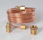 Mechanical Oil Pressure Gauge 72  Inch Copper Line Tubing Install Kit W  Fitting