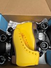 New Sure Grip Fame Golden Hour Yellow Roller Skates Size 6 Fame Rare Color