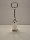 Vintage Italian Silver Plated Bell Flynut Corkscrew Bottle Opener Made In Italy