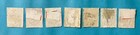Antique Set Of Early Qv Jamaica Stamps Used Minor Faults Late 1800s