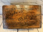 Vintage Peters Small Arms Ammunition Wood Box Crate Cartridge Cincinnati Usa