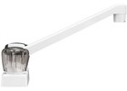 Dura Faucet Df-pk640s-wt Two Handle 4  Kitchen bar Faucet     White W smoked Knobs