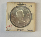 1964 Canada 1 Dollar 80  Silver Coin Commemorative Extra Fine  mm00193 