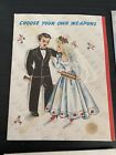 Lot Of 9 Vintage 1940s 50s Wedding Cards - Wedding Congratulations Cards  used 