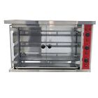 6kw 3-roll Commercial Electric Chicken Rotisserie Oven Machine 220v 15 Chickens