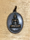 Vtg Thai Buddhist Buddha Amulet Pendant Spiritual Charm Meditation Boho Blessing