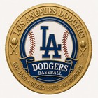 Los Angeles Dodgers Legends Collection Commemorative Gold Plated Coin
