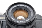    near Mint   canon Ae-1 Black 35mm Film Camera New Fd 50mm F1 8  Lens From Japan