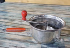 Vintage Foley Food Mill Red Handles Metal Kitchen Utensil Tool