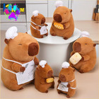 Chef Capybara Plush Doll Soft Stuffed Animal Toy Gift