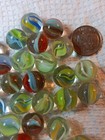Vintage Pee Wee Multi Vane Marbles  lot Of 50 Marbles   Nice Collection