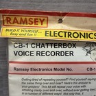 Vintage Ramsey Electronics Cb-1 Chatterbox Voice Recorder Kit Sealed Usa Made