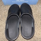 New Dansko Professional Size Eu 42m Wide Women s Leather Clogs Black Cabrio