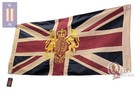 Union Jack Flag   20 X 44 Inch  Vintage London Royal Crest   4 Types Sewn Cotton