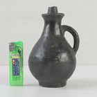 Korean Yi Dynasty Black Glaze Water Pouring Vase Collectible Art
