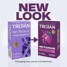 Trojan Her Pleasure Latex Lubricated Condoms  12 12 Count  pack Of 1   White