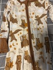 Little Sleepies Zippy Bamboo  12-18 Month  Beary Sleepy  Euc
