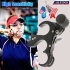 New Adjustable 3 Finger Archery Release Compound Bow Release Aids Thumb Release