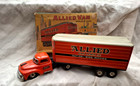 Amazing Vintage Rare Tin Allied Van  Japan Linemar Friction Truck 50s Litho Box