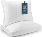 Beddora Bedding Gusseted Bed Pillows  pack Of 2  For Sleeping King   Queen Size