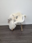 Icelandic Sheepskin Rug   Sheepskin Rug   Soft Silky Long Wool  c152