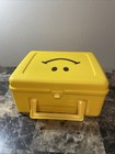 Vintage 90 s Yellow Smiley Face Lunch Box  No Thermos