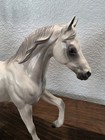 Vintage Grey White Hagen Renaker Large Arabian Stallion Amir Dw Horse