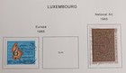 Luxembourg  - 1985 - Lot Of Stamps  On Album Page - Used    Mh