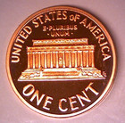 1999 Proof Lincoln Memorial Cent Penny