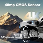 4k Drone Camera 5g Wifi Gps 2  25 Min Flight Foldable Quadcopter 32gb Tf Beginner