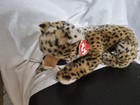 2003 Ty Classic Piston Retired Spotted Leopard Cat Tag Stuffed Animal Plush Toy