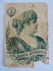 Theater Flyer Corrine Mrs Jennie Kimball Manager Actor Historic Antique Neocurio