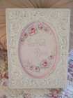 Shabby Chic Style Hand Painted  vintage Rose  Picture