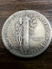 1927 Mercury Dime - Actual Silver Coin  Shown Same Day Shipping