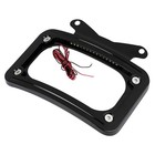  Curved License Plate Frame W led Light Fit For Harley Touring Street Glide 