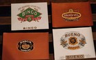 4 Vintage Cigar Box Top Labels