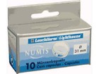 Lighthouse Round Direct Fit Coin Capsules  31 Mm Half Dollar 10 Pack