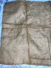 Vintage Primitive Fish Flowers Rug Hooking Pattern Burlap Canvas  24x36 H4236