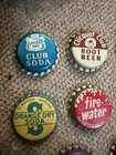 Vintage Soda Bottle Caps Lot  11  Cork Lined Backed Like Old Colony Canada Dry