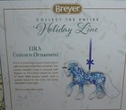 Breyer Horse Christmas Ornament Sm Fell Pony Unicorn Blue Filigree 70720 Retired