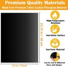 Dailyart Grill Mats For Outdoor Grill  Black 15 75x13in - 5er Set 
