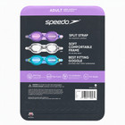Speedo 3 Pack Adult Swim Goggles Anti Fog Leak Proof - Purple   Clear   Teal
