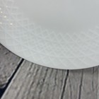 Mikasa Jenna Salad Plates 8 25  Set Of 4 Bone China White New In Box